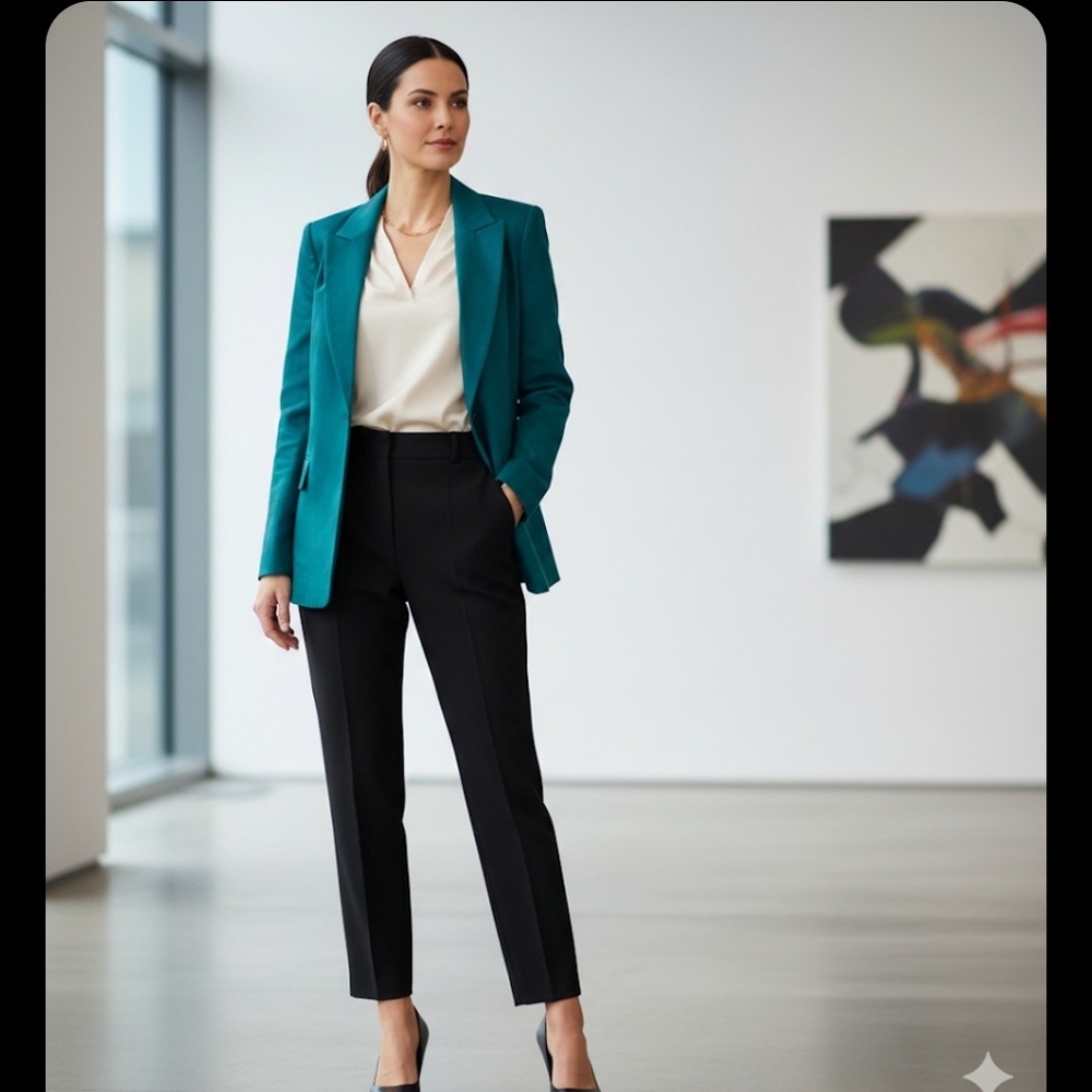 BANANA REPUBLIC...  Teal Blazer (121)